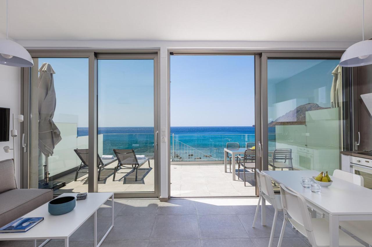 Aelia Seascape Apartments 普拉基亚斯 外观 照片