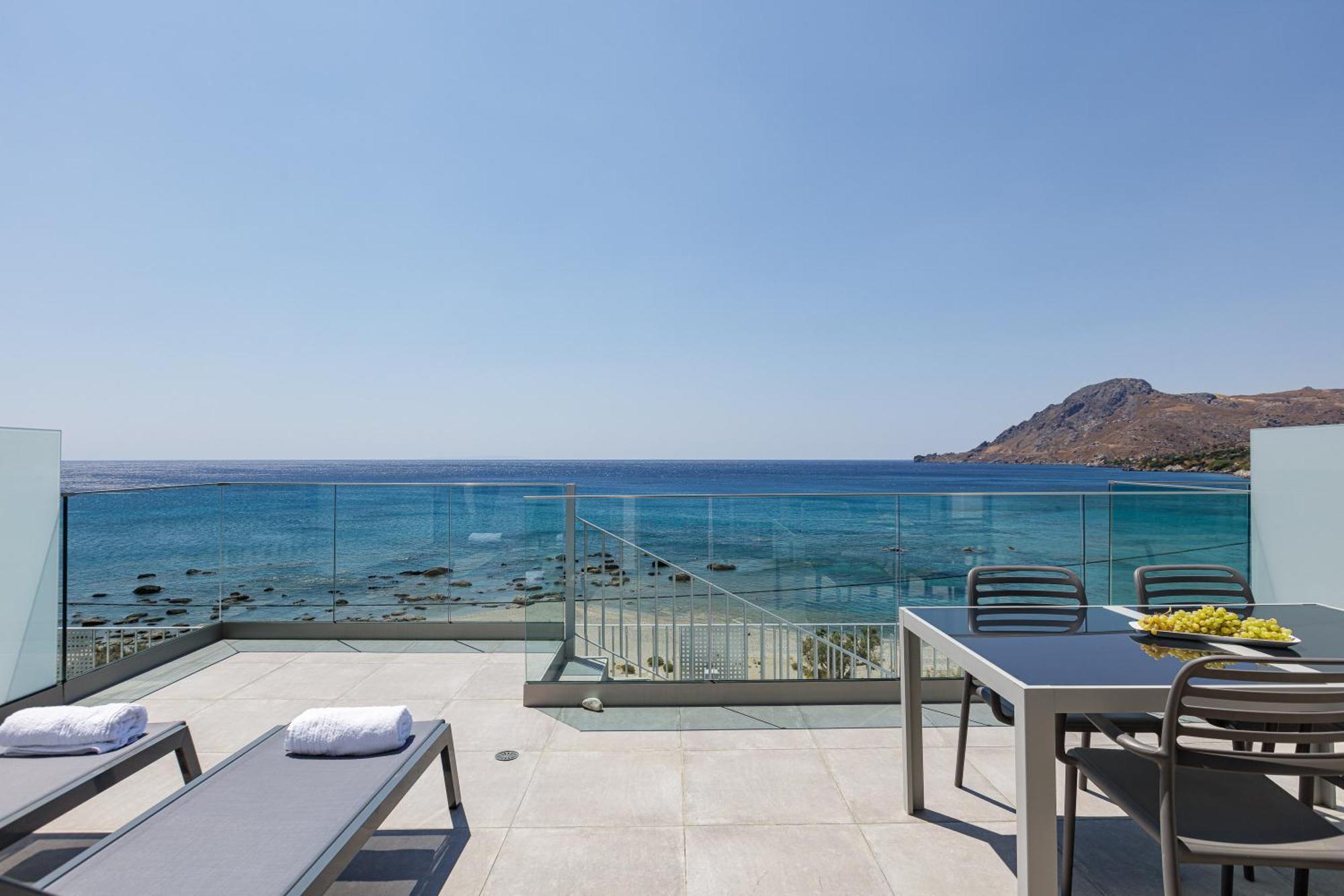Aelia Seascape Apartments 普拉基亚斯 外观 照片