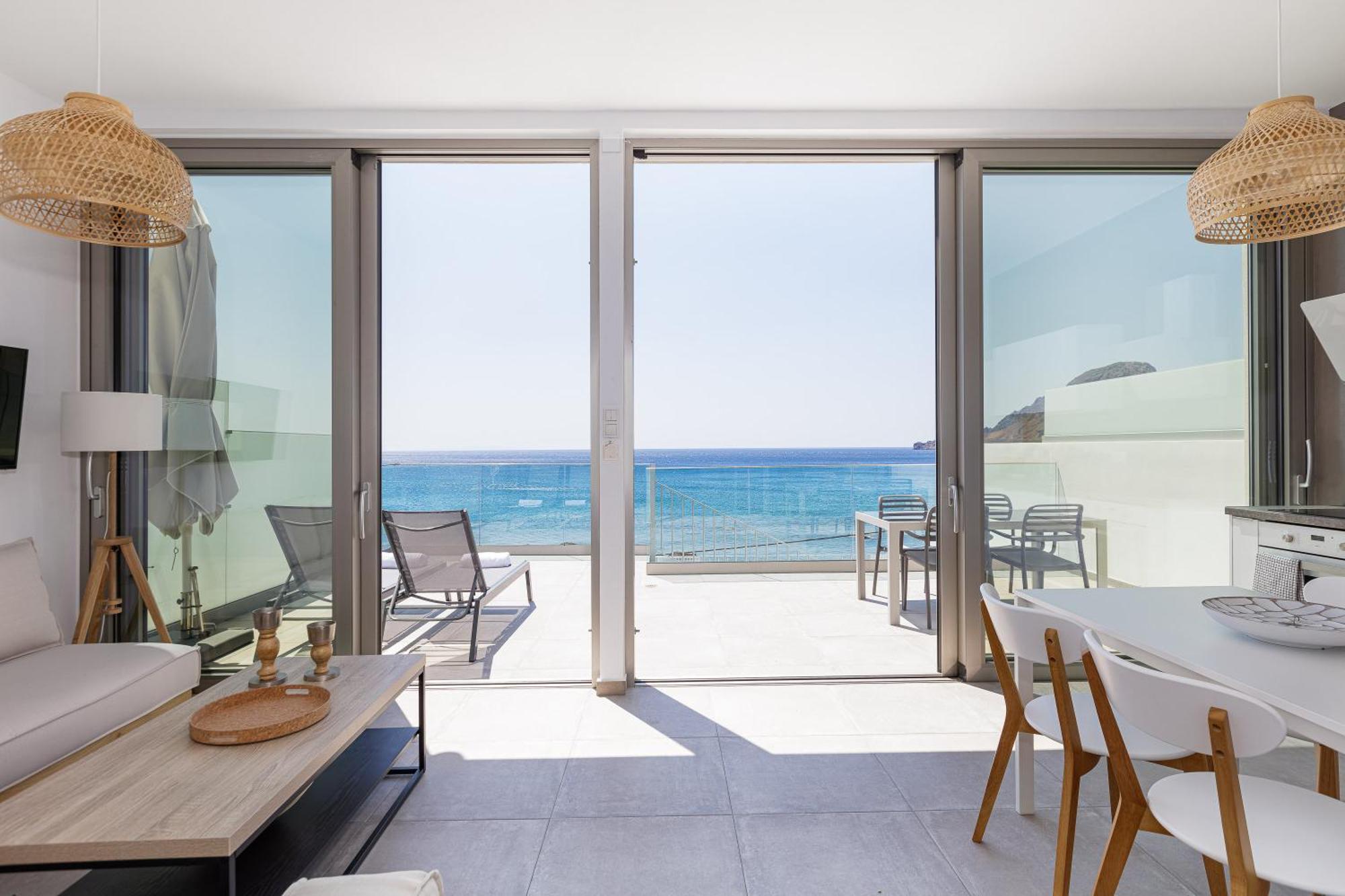 Aelia Seascape Apartments 普拉基亚斯 外观 照片
