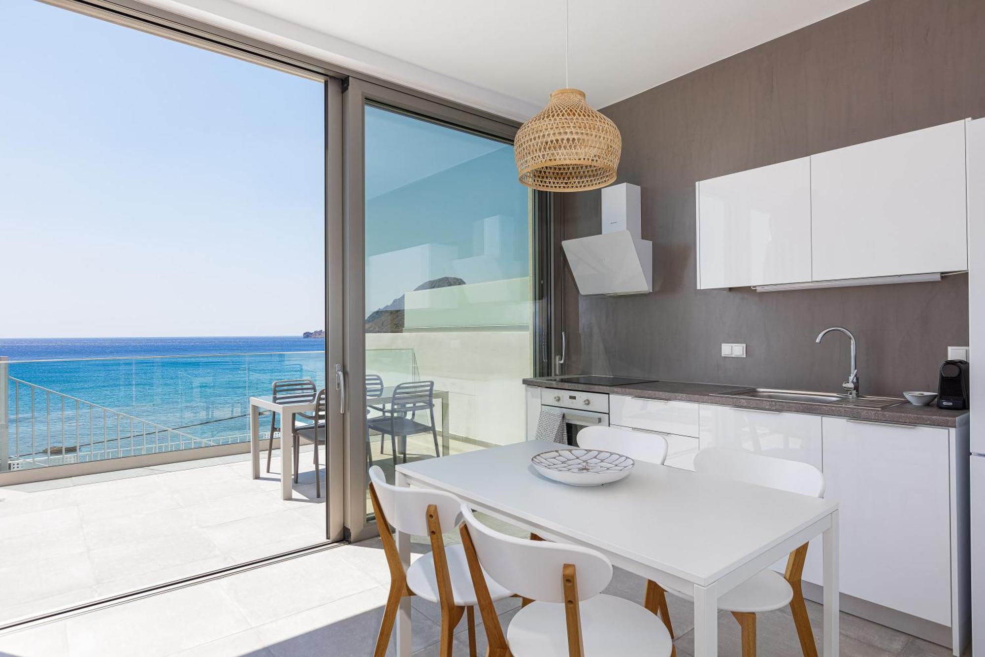 Aelia Seascape Apartments 普拉基亚斯 外观 照片